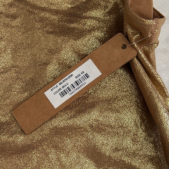 {NWT} Skims | Fits Everybody Limited Edition Metallic Gold Bodysuit (XS 0-2) - Picture 7 of 16